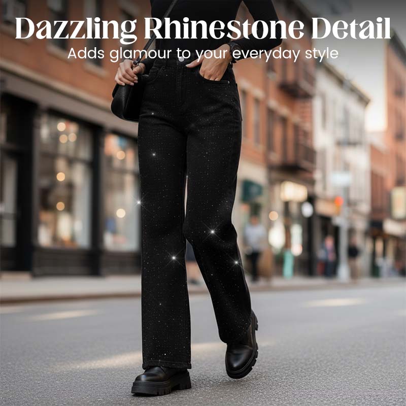 💗Women’s Stylish Rhinestone Embellished Jeans
