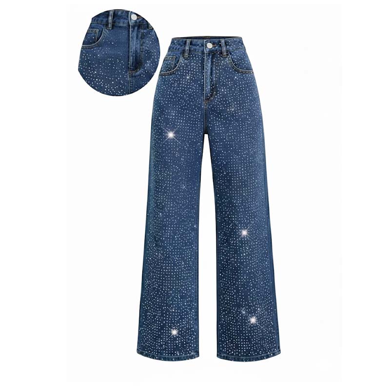 💗Women’s Stylish Rhinestone Embellished Jeans