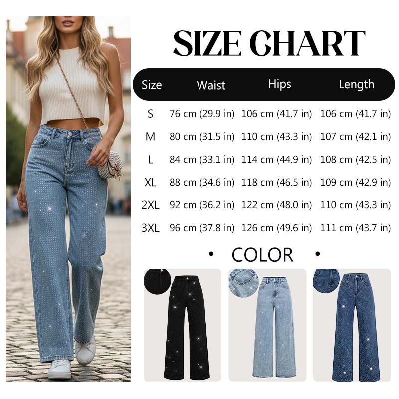💗Women’s Stylish Rhinestone Embellished Jeans