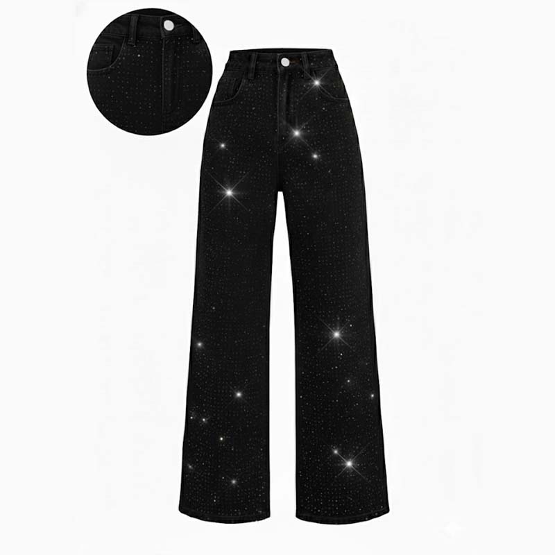 💗Women’s Stylish Rhinestone Embellished Jeans