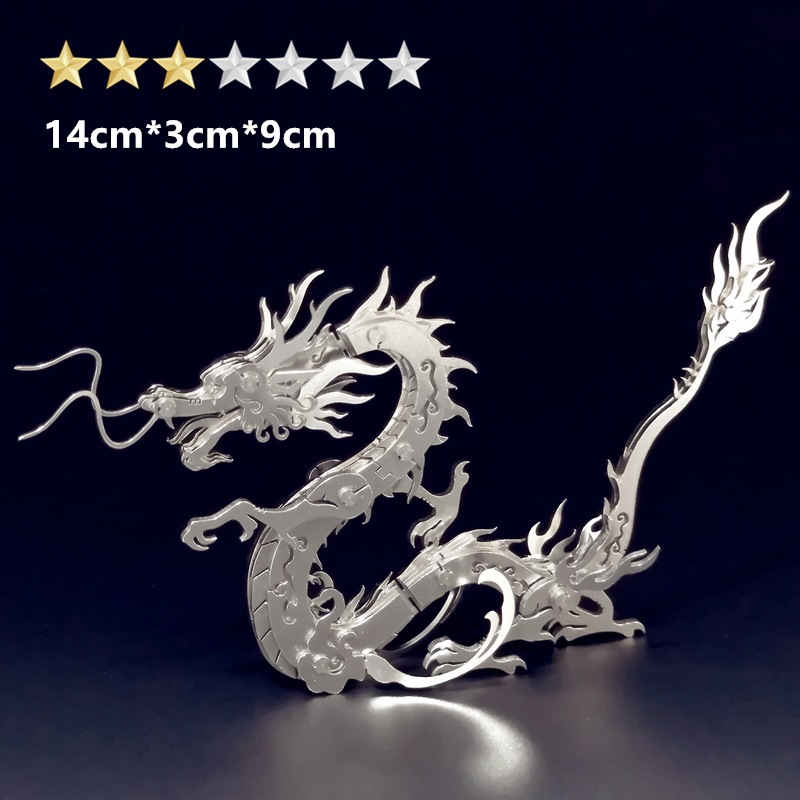 3D Stainless Steel Mythical Creature Puzzle Kit