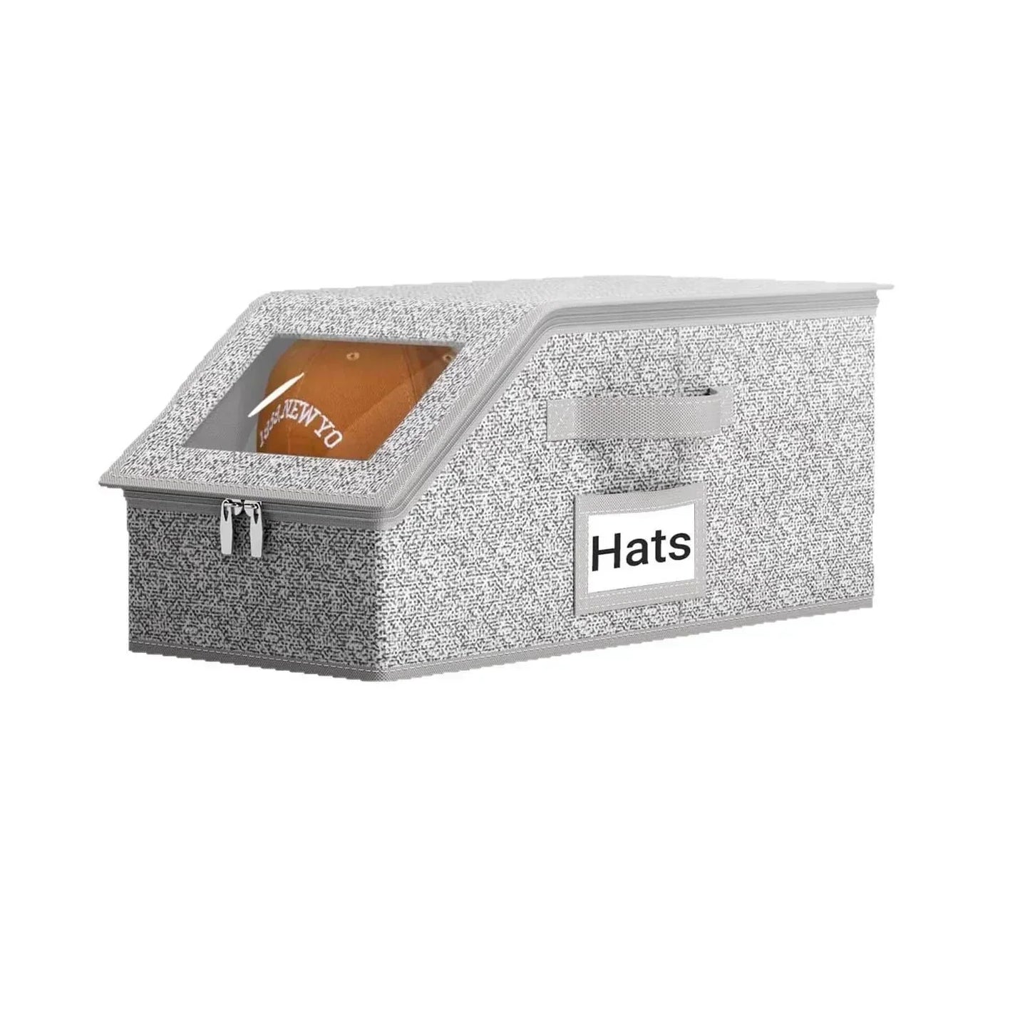 🌟Stackable storage boxes for baseball caps