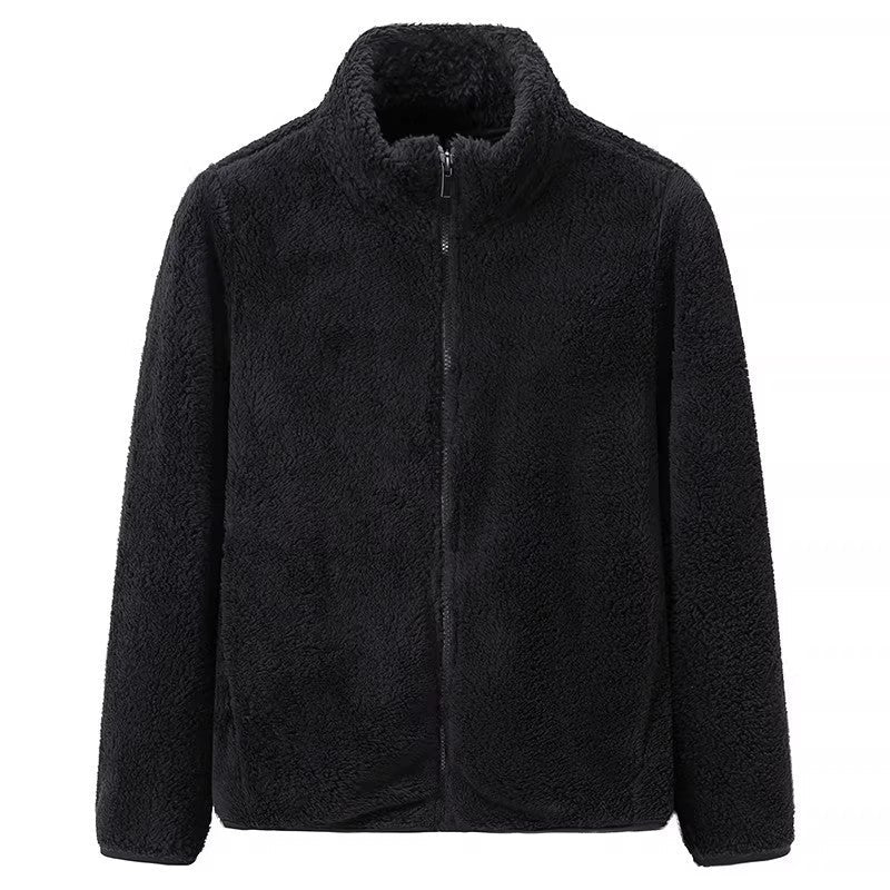Women's Full-Zip Shaggy Jacket with Pockets