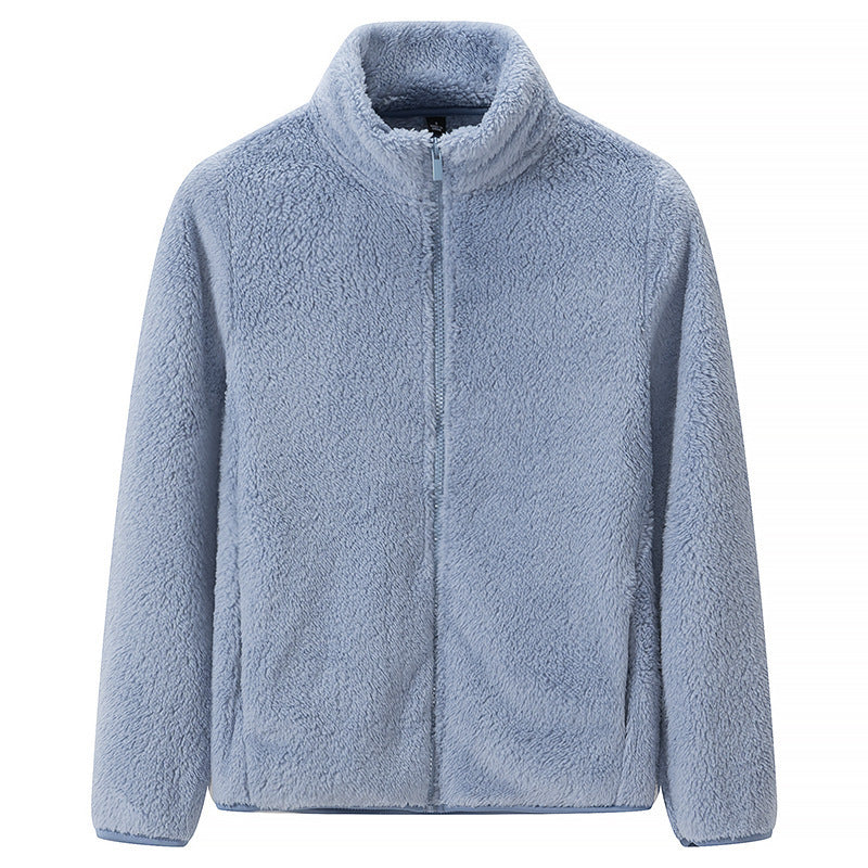 Women's Full-Zip Shaggy Jacket with Pockets