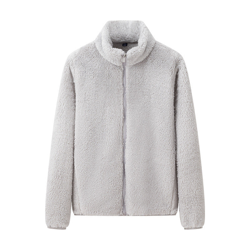 Women's Full-Zip Shaggy Jacket with Pockets