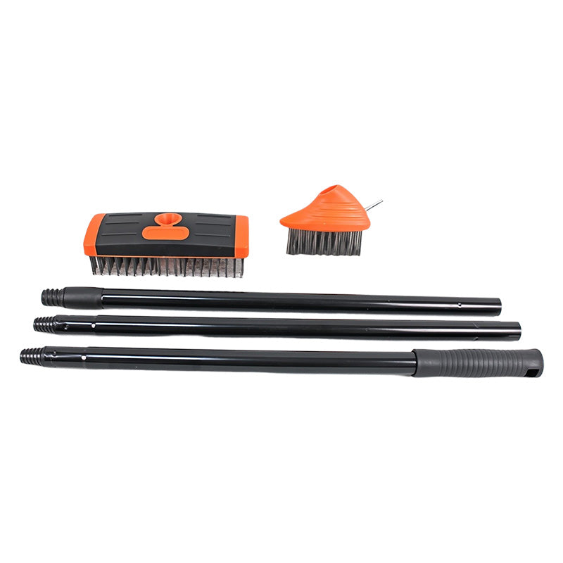 🌿 50% OFF NOW!🧹3-in-1 Weed Wire Brush Set – Durable Steel Brushes, Ergonomic Handle & Ideal for Patios, Driveways & Garden Paths 🏡