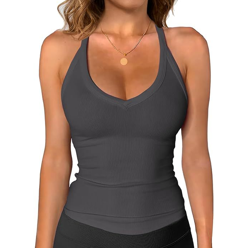 💖💥Women's Ribbed V-Neck Tank Top👚