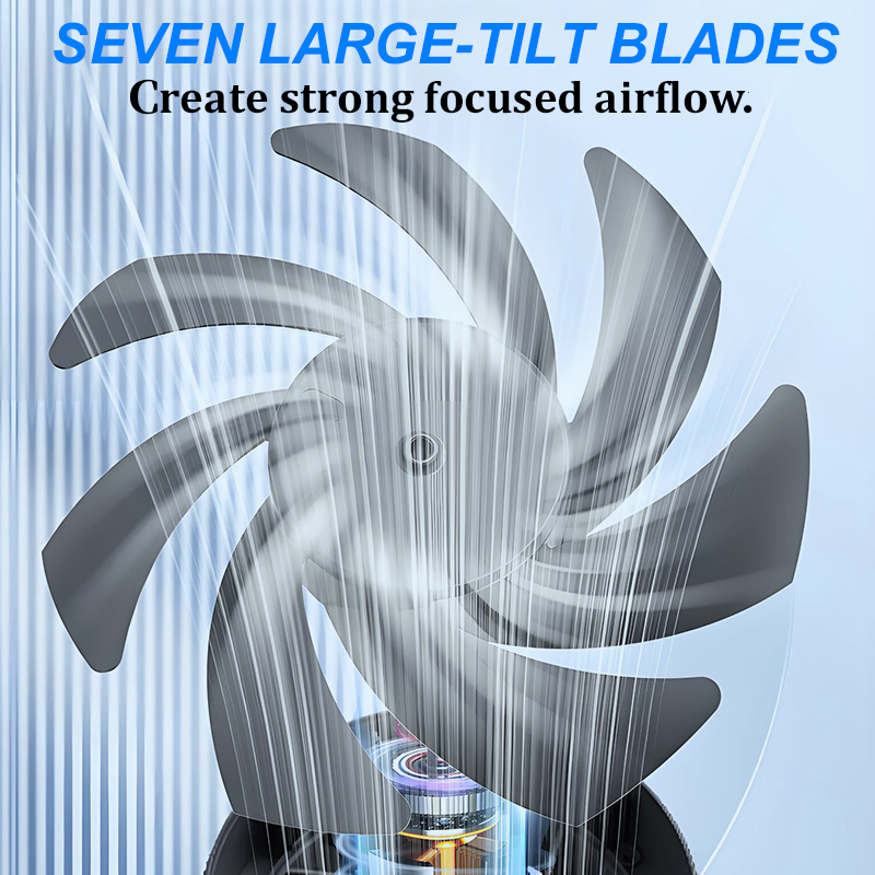 ✨Limited Time 50% OFF--50K+ SOLD🏆2026 Desk Fan – USB Rechargeable with LED Display 📊 | 100 Speeds, 120° Tilt & Full Oscillation ↔️ | Ultra-Quiet for Bedroom 😴, Office 🖥️ & Camping 🏕️