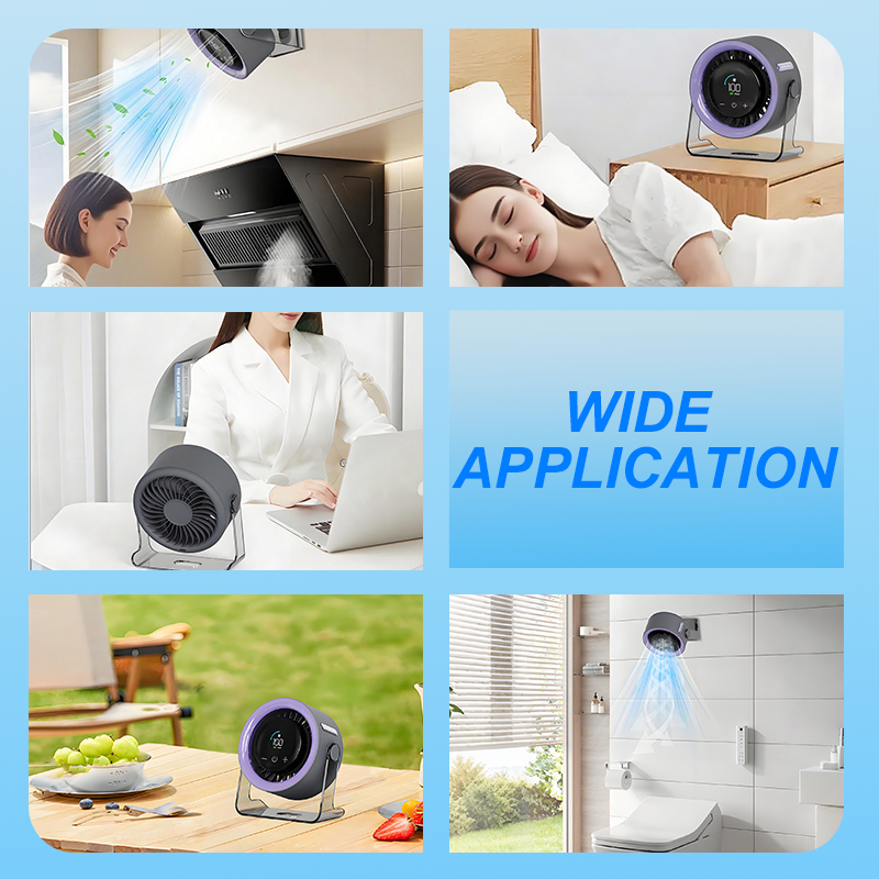 ✨Limited Time 50% OFF--50K+ SOLD🏆2026 Desk Fan – USB Rechargeable with LED Display 📊 | 100 Speeds, 120° Tilt & Full Oscillation ↔️ | Ultra-Quiet for Bedroom 😴, Office 🖥️ & Camping 🏕️
